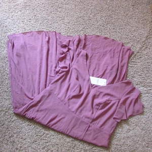 NWT Ever Pretty Chiffon 2X Dusty Pink VNeck & Back Formal Cocktail Dress Maxi - Picture 1 of 3