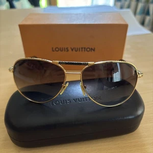 LOUIS VUITTON Conspiracion Pilot Sunglasses Damier Z0202U - Picture 1 of 8