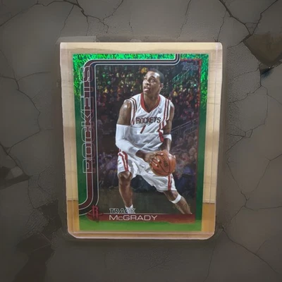 2025-26 Topps Basketball #263 Tracy McGrady Green Foil /99 Houston Rockets - Image 1 of 2