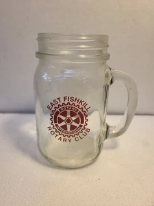 East Fishkill NY Rotary Club Einmachglas Becher Vintage - Bild 1 von 5