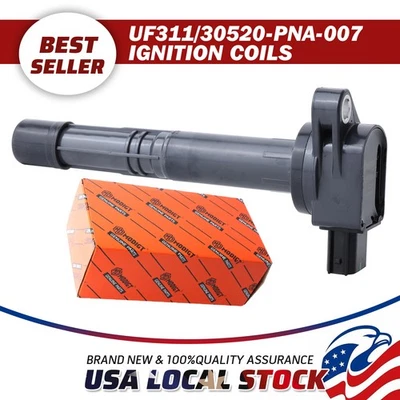 Premium 1PC UF311 30520PNA007 Ignition Coils For Honda CR-V 2.4L l4 2002-2009 - Imagem 1 de 4