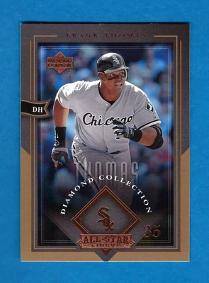 2004 UPPER DECK FRANK THOMAS DIAMOND COLLECTION BASEBALL CARD # 21 NM - Image 1 of 2