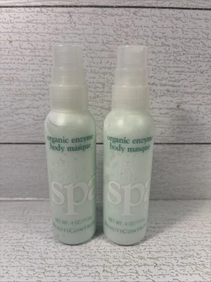 Lote de 2 - Beauticontrol Spa Enzima Orgánica Mascarilla Corporal Mascarilla 4 Oz NUEVO Antiguo Stock Foto 1 de 3