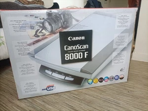 Scanner Plat Canon 8000F Fonctionnel + Boite + Câbles - Afbeelding 1 van 5