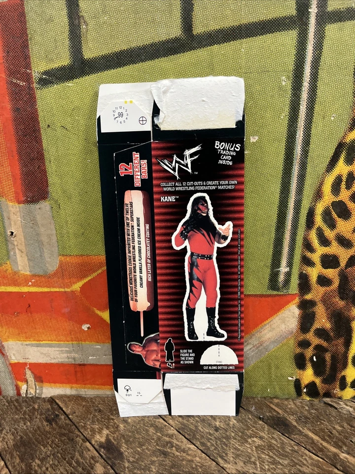 FIGURA DE CAJA DE HELADOS KANE DE COLECCIÓN 2000 WWF WWE WCW NUEVA Y NUEVA RETRO BUEN HUMOR RARA Foto 1 de 4
