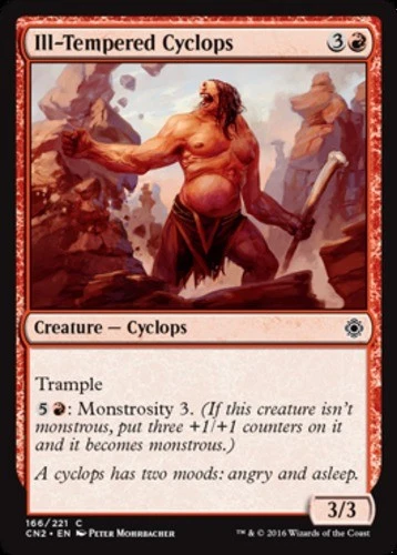 Ill-Tempered Cyclops - Conspiracy: Take the Crown #166/221 MTG Magic The Gatheri - Image 1 of 1