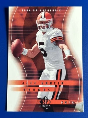 2004 SP Authentic Football Jeff Garcia Cleveland Browns #22 - Image 1 of 2