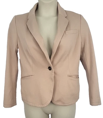 Chaqueta Blazer Boden Mujer 8R Rosa Un Botón Carrera Oficina Informal Mezcla Viscosa  Foto 1 de 4