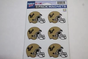 CASCO DE FÚTBOL USF BULLS PAQUETE DE 6 NUEVOS IMANES - Imagen 1 de 1