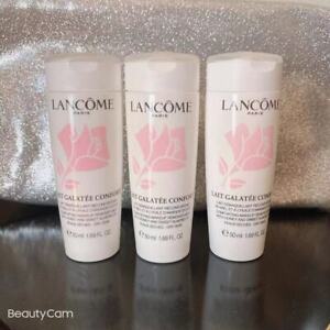 Lot of 3 Lancome Lait Galatee Confort Comforting Makeup Remover 1.69oz each *3