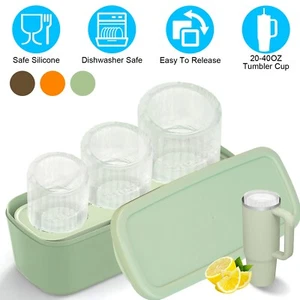 20oz/30oz/40oz DIY Ice Mold Silicone Ice Cube Tray Ice Mold Summer Cool Ice Mold - Picture 1 of 25