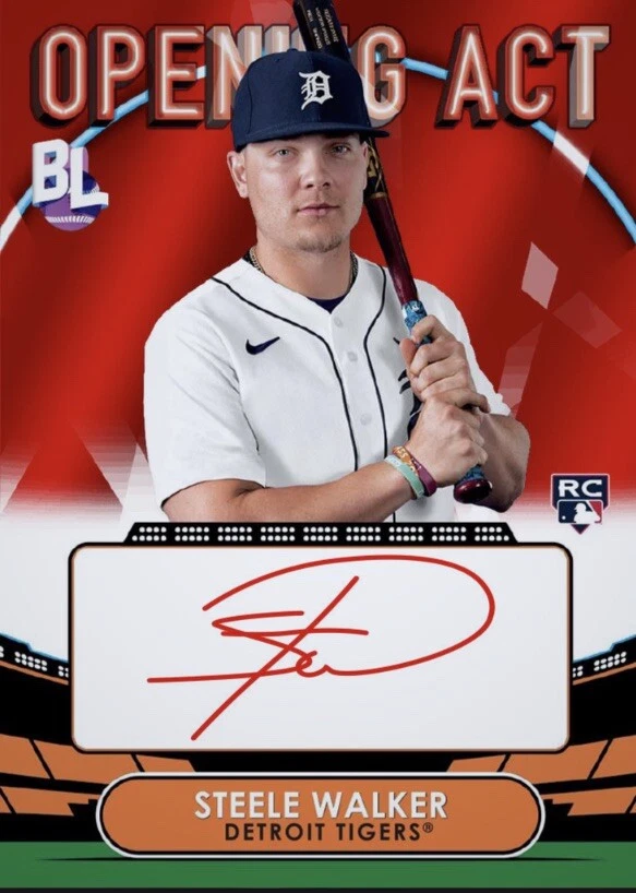 [DIGITAL] Topps Bunt - Steele Walker Big League 23 S2 Opening Act Signature Red - Image 1 of 1