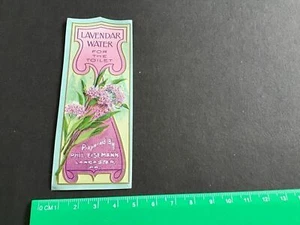 Lavender Water Phil Eisemann Lancaster PA vintage label R34108 - Picture 1 of 2