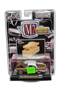 1957 DeSoto Adventurer Castline M2 Machines Auto-Thentics 08-32 Two-Tone Gold - Picture 1 of 8