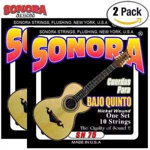 2-PACK SONORA SN75 Saiten für Bass fünfte Gitarrensaiten Nickelwunde - Bild 1 von 1