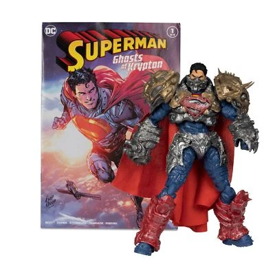 DC Direct Page Punchers Superman 7" Ghosts of Krypton Comic - McFarlane Toys - image 1 of 4