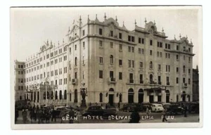 RPPC Gran Hotel Bolivar, Lima, Peru, Circa 1940 - Picture 1 of 1