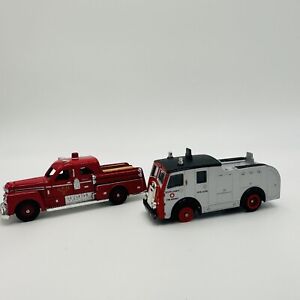 Crogi Classics Fire Trucks Diecast Seagrave & Dennis F8 Fire Engine 3.5in