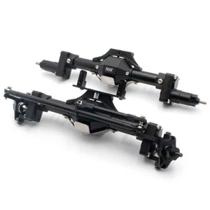 KYX CNC Aluminum Front Rear Axle Group for 1/10 Axial SCX10 RC Crawler Car - Picture 1 of 6