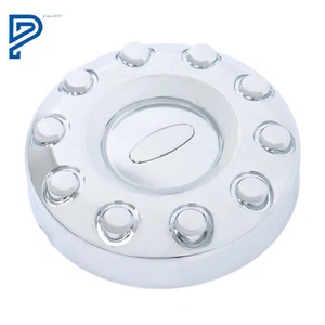 Chrome 10 lug 2wd 19.5" Front Wheel Center Cap For Ford Super Duty 2005-2016 - Picture 1 of 17