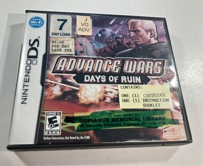 Advance Wars: Days of Ruin (Nintendo DS, 2008) Complete CIB Authentic NDS RARE - Image 1 of 4