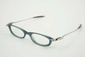 ¡Nuevo! 11-648 Oakley Why1 Why 1 cuadros pizarra/azul claro solo vintage 49-19-130 - Imagen 1 de 8