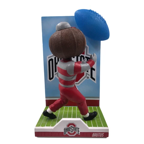 Brutus Buckeye Ohio State Buckeyes Light Up Ball Bobblehead NCAA College Cover