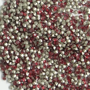 1028 PP18 RM *** 125 strass Swarovski fond conique PP18 (2,5mm) RED MAGMA - Picture 1 of 4