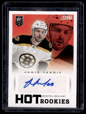 2013-14 Panini Score Hot Rookie Signatures Jamie Tardif Rookie Auto #613 Boston - Image 1 of 2