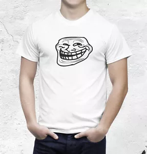 Trollgesicht T-Shirt klassisch Trollgesicht Trollolol - Bild 1 von 2
