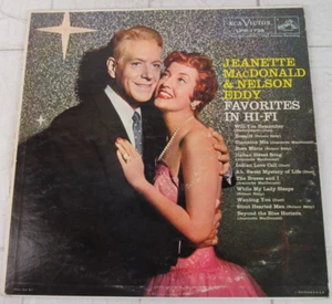 Favorites in Hi-Fi, Nelson Eddy/Jeanette MacDonald, Vinyl Record LP - Imagen 1 de 2