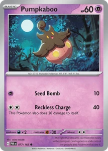 Pumpkaboo  77/182 Pokémon TCG Paradox Rift - Picture 1 of 1