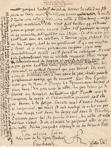 SAINT-POL-ROUX Lettre Autographe écrite depuis son manoir de CAMARET 1929 - Picture 1 of 2