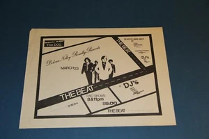 THE BEAT W/THE DOO. CONCERT HANDBILL FLYER AT D.J.'S DALLAS FT.WORTH,TEXAS - Imagen 1 de 4