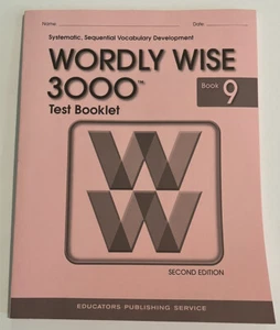 Wordly Wise 3000: Test Booklet, Boo..., School Specialt - Picture 1 of 6