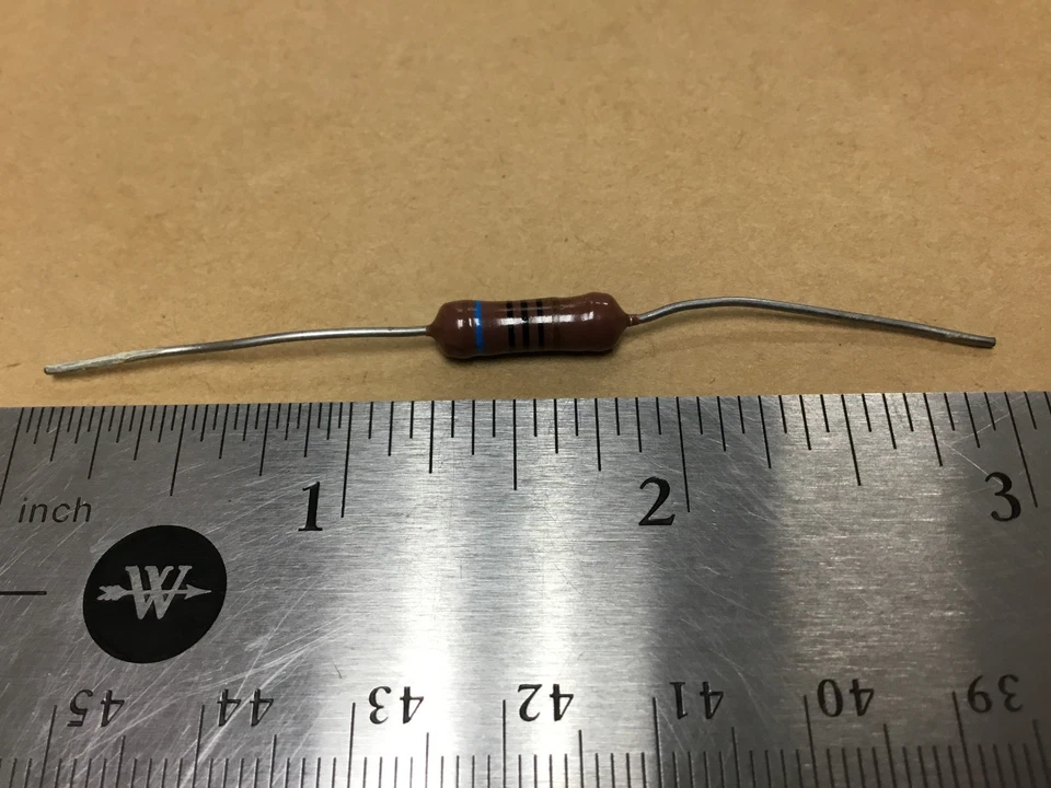 (1 PC) HP 0757-1012 PELÍCULA RESISTENCIA FIJA NSN# 5905-00-858-6448 Foto 1 de 1