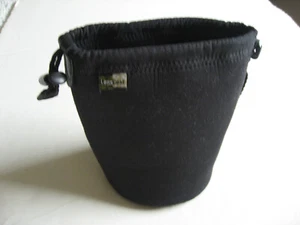 LensCoat Small Wide Black Soft Neoprene Lens Pouch Bag - Picture 1 of 4