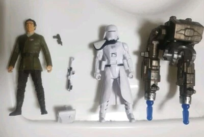 Star Wars Rogue One Action Figures SNOWTROOPER OFFICER VS POE DAMERON - Image 1 of 4