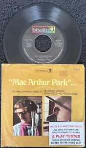 Richard Harris - McArthur Park 7:20 / Didn't We 7'' PIC/LYRIC SLEEVE US VG VIDEO - Picture 1 of 8