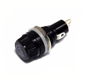 100pc Bakelite Fuse Holder JF-204 5.2x20mm 5x20mm 10A 250V CE JEC Taiwan - Picture 1 of 7