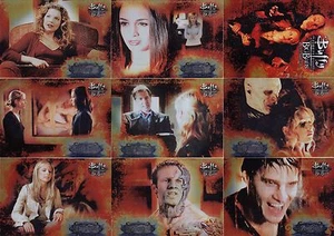 JUEGO DE TARJETAS BASE DE PAPEL DE PAPEL DE ALUMINIO DE PAPEL DE TINTA Buffy the Vampire Slayer 2004 72 tv - Imagen 1 de 2