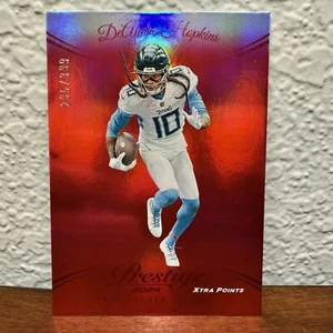 DEANDRE HOPKINS 2024 PRESTIGE FOOTBALL #288 RED PREMIUM /399 XTRA POINTS TITANS - Foto 1 di 3