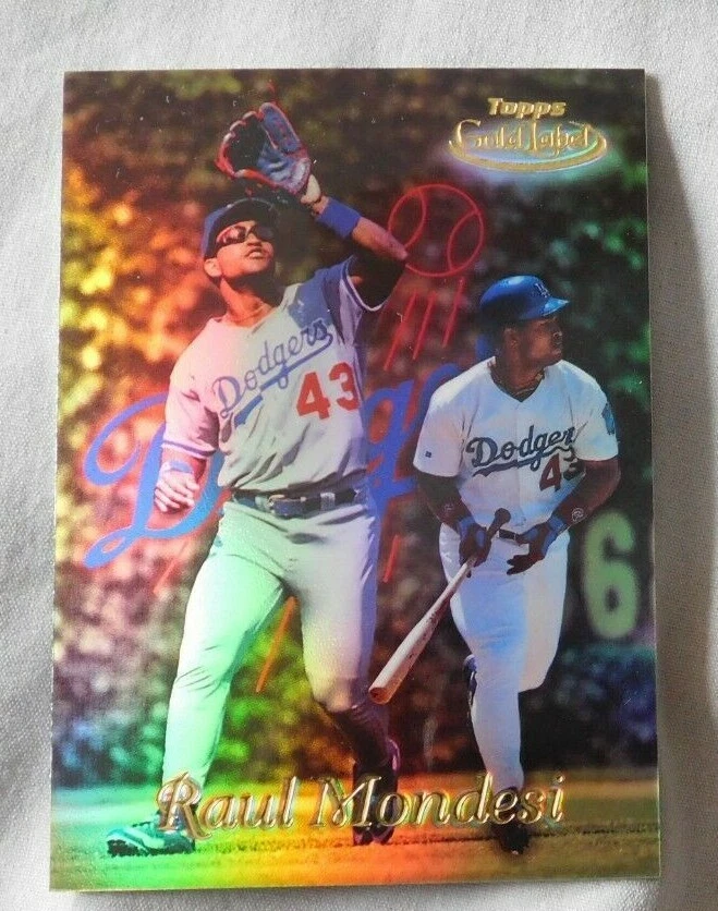 1999 Topps Gold Label Baseball Class 1 #61 Raul Mondesi Los Angeles Dodgers - Image 1 of 1