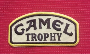 CAMEL TROPHY LAND ROVER 4x4 CLASSIC OFF ROAD RALLY CAR BADGE IRON SEW ON PATCH 1 - Picture 1 of 1