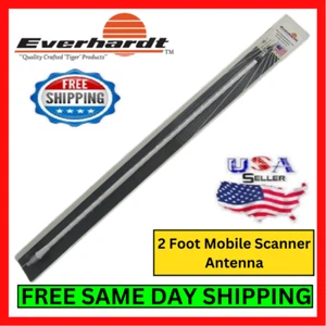 Everhardt MS-1 Scanner Antenna For CB Mobile Base Station 2' White Tiger Series - Afbeelding 1 van 4