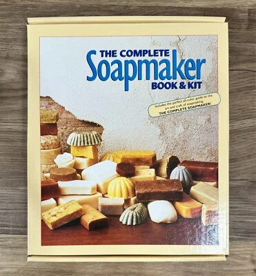 Complete Soap Maker Kit Vtg Gift DIY Soap Book  Cottagecore Homestead Craft NOS - Image 1 of 4