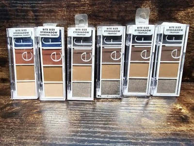 6 e.l.f. COSMETICS BITE SIZE EYESHADOWS 4  TRUFFLES. 2 Carnival Candy  - Image 1 of 4