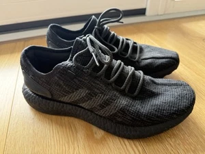 ADIDAS PUREBOOST BB6288 “TRIPLE BLACK” - Size 8 UK - Picture 1 of 5