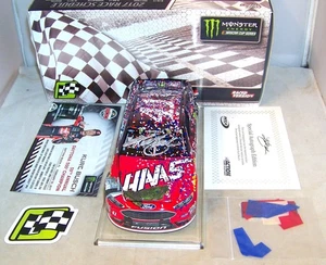 1:24 ACTION 2017 #41 HAAS DAYTONA 500 WIN KURT BUSCH AUTOGRAPHED CC #10/24 MIB - Picture 1 of 8