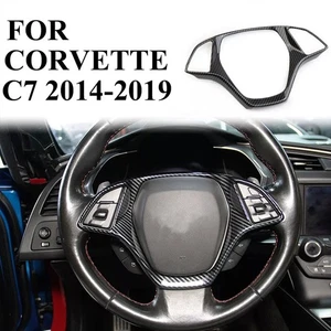 Car Customization Carbon Fiber Steering Wheel Trim Car Interior Trim Cover - Picture 1 of 9
